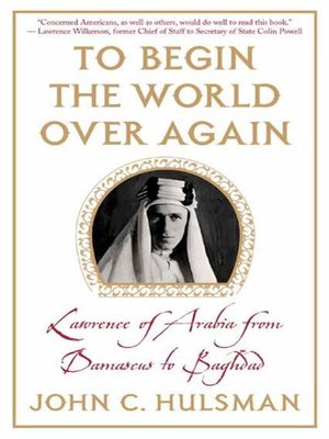 cover image of To Begin the World Over Again